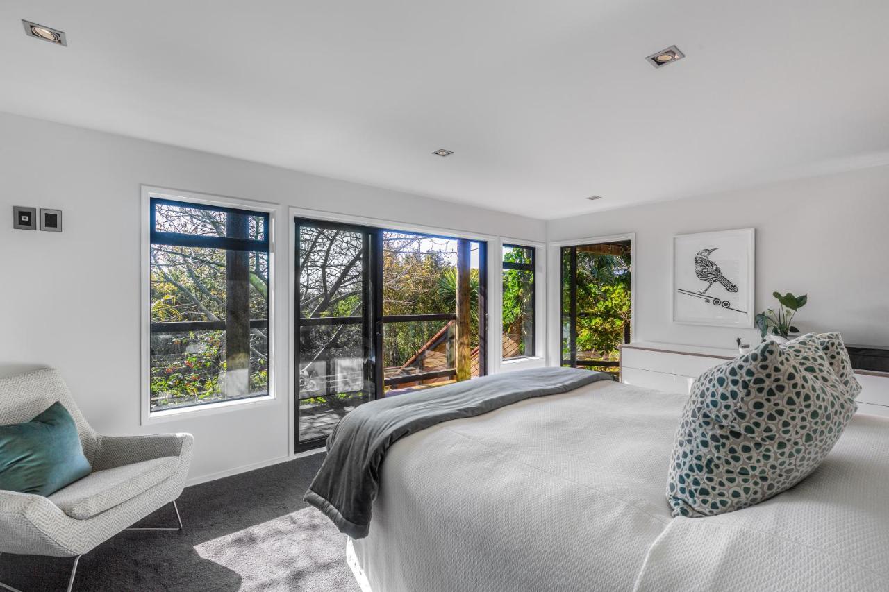 Villa Taonga With Sea Views By Waiheke Unlimited à Oneroa Extérieur photo